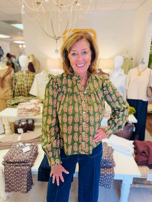 The Pretty Paisley Top