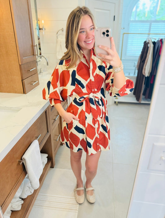 The Preston Printed Dress
