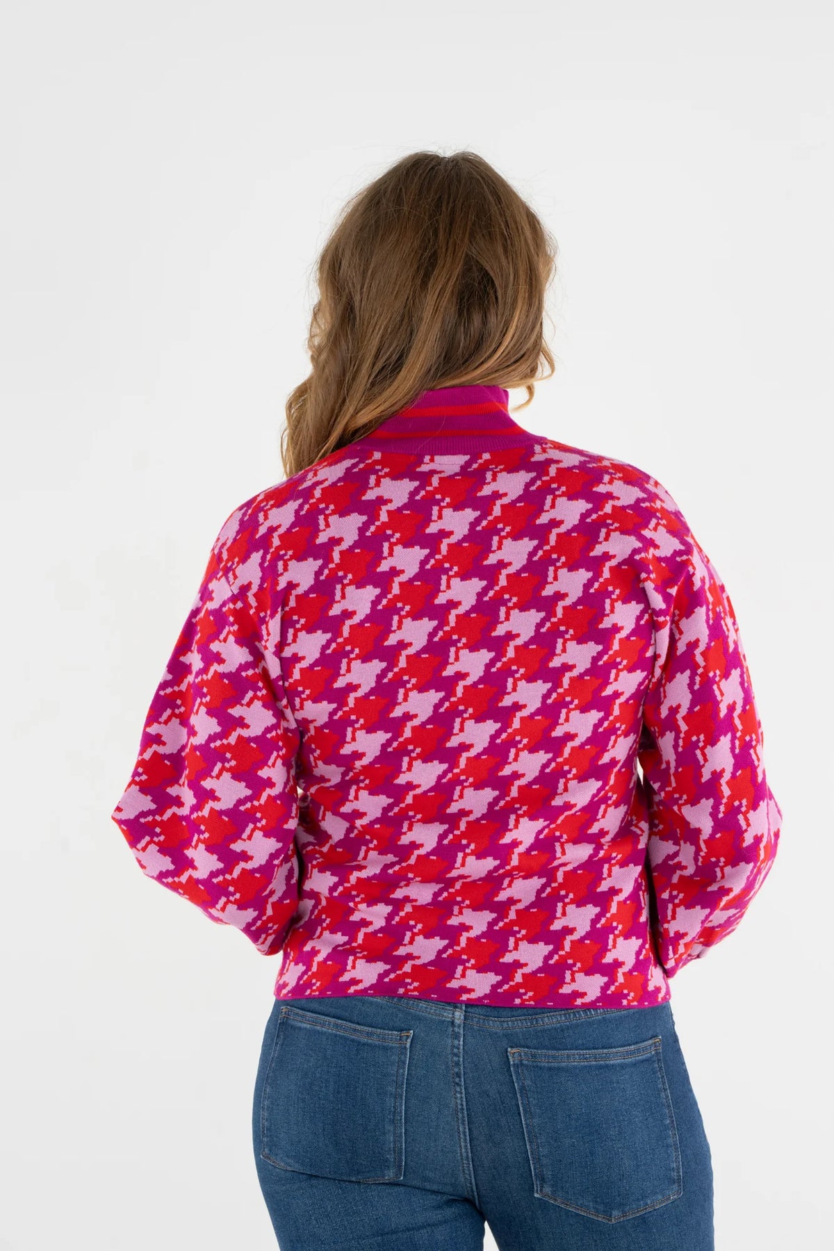 Emily McCarthy/ The Lolli Sweater/ Houndstooth