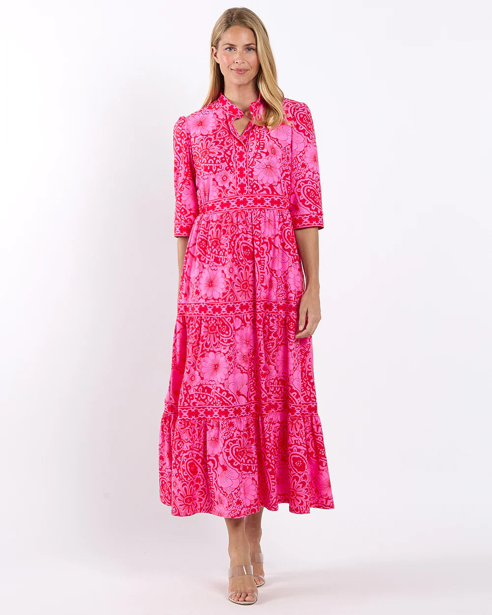 Jude Connally/ The Candy Maxi/ Painted Paisley Red/ FINAL SALE