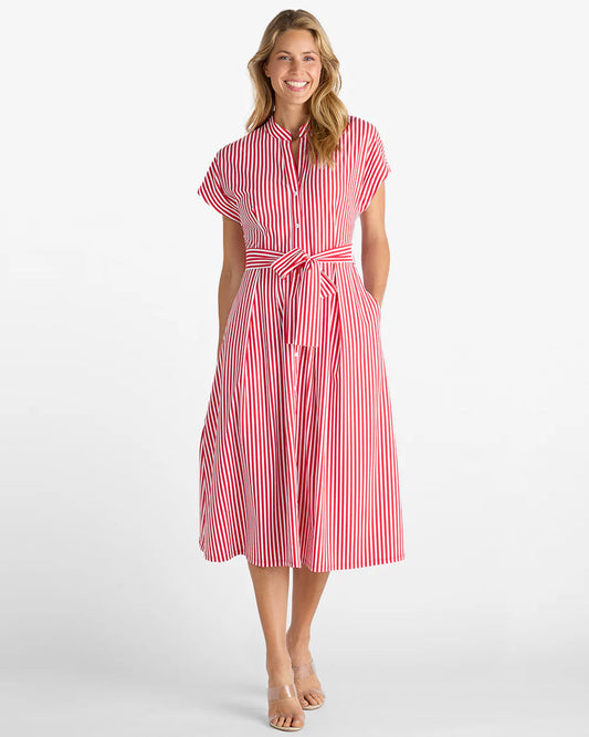 Jude Connally/ The Matilda Dress/ Striped Red