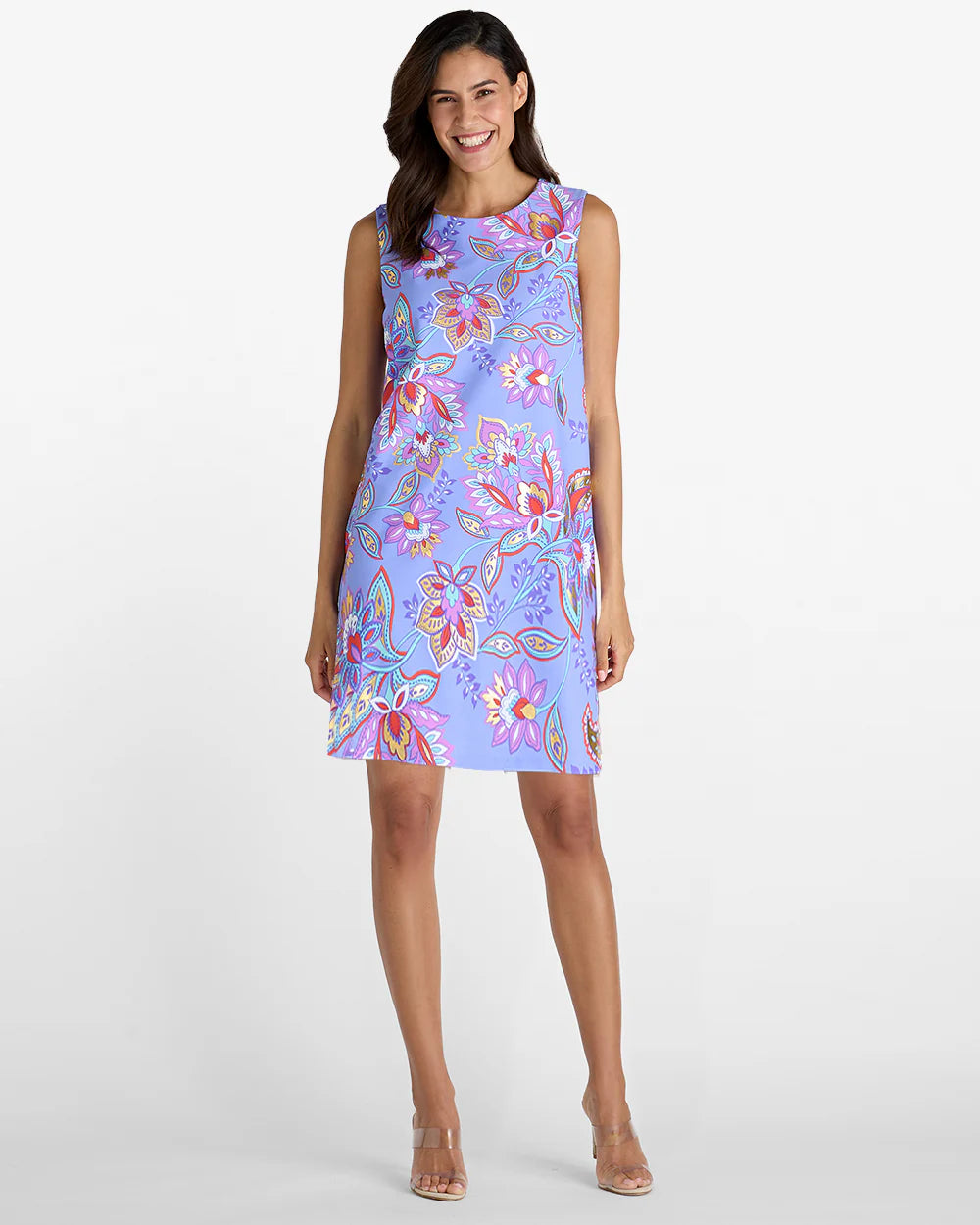 Jude Connally/ The Yolanda Dress/ Floral Bluebell Gold / FINAL SALE