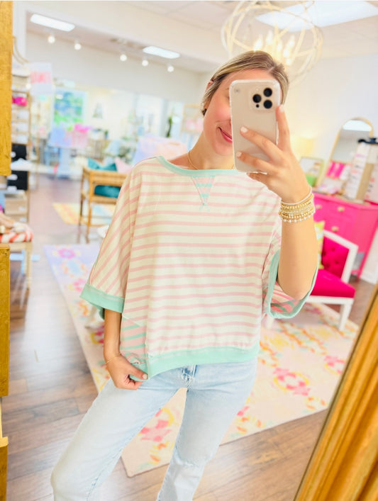 The Stefie Striped Tee