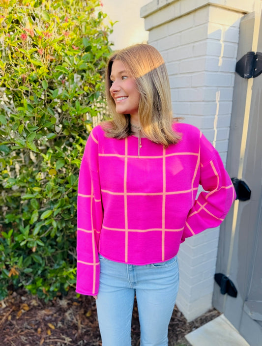 The Gaton Grid Sweater
