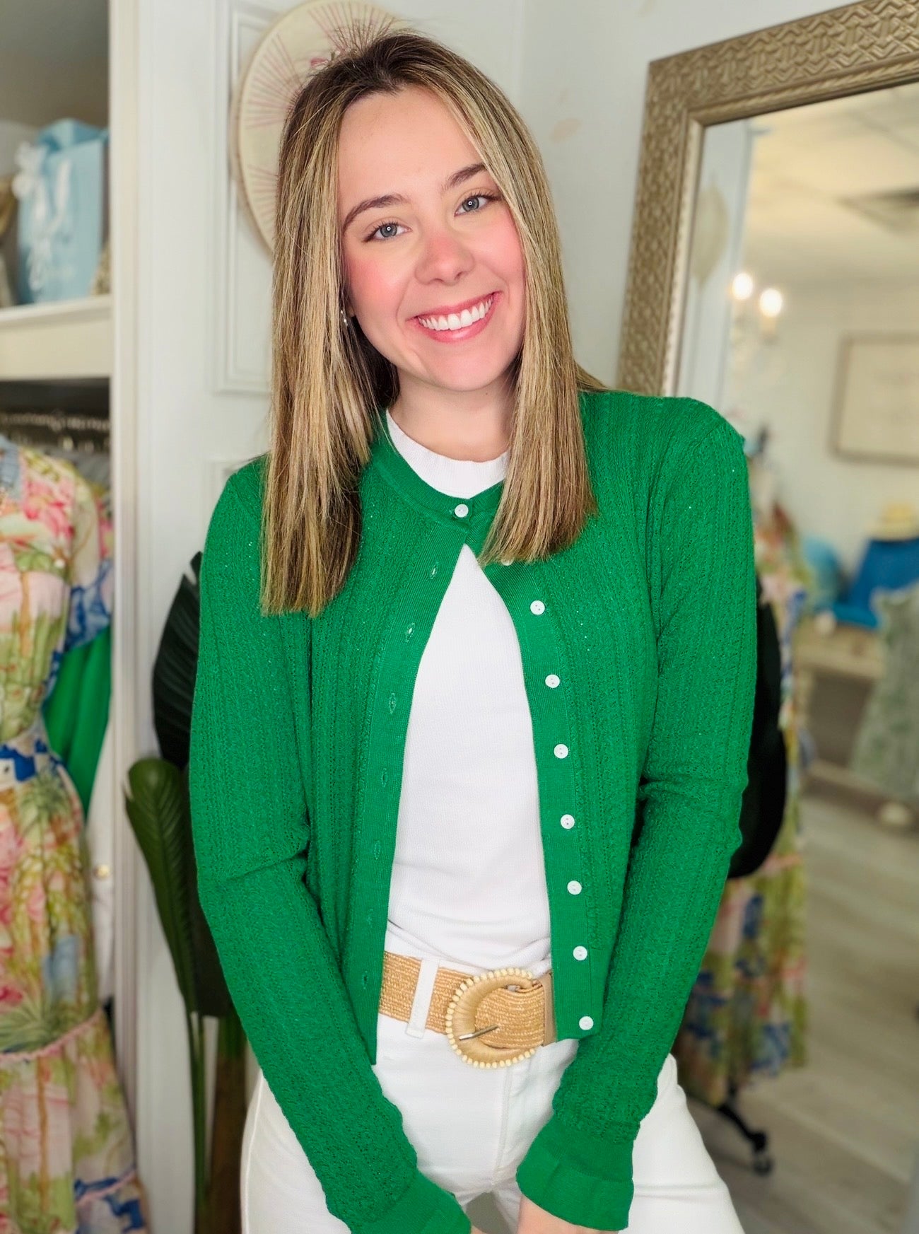 The Pey Pointelle Cardigan