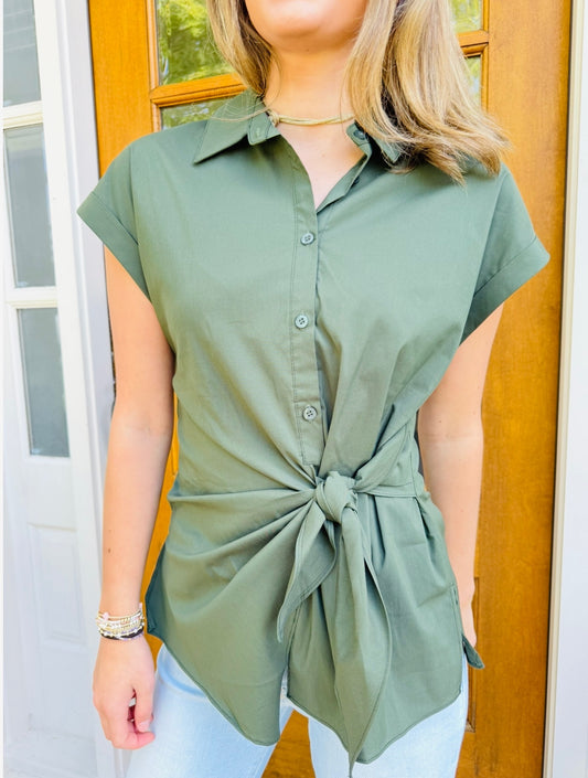 The Trisley Tie Top