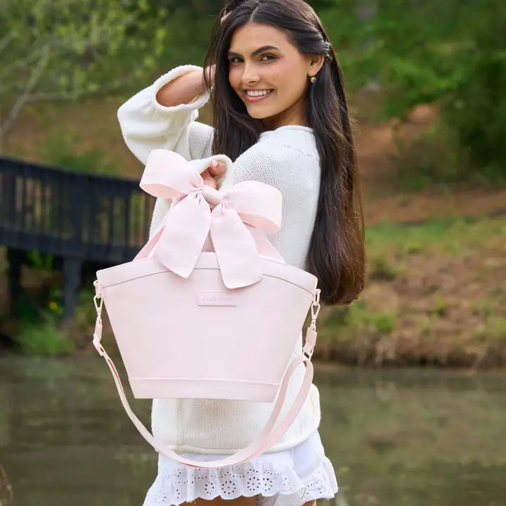Case-Mate/ Mini Jelly Cooler Tote/ Ballet Pink Bow