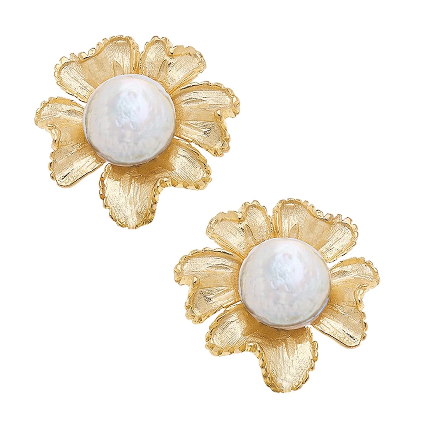 Susan Shaw/ Marigold Pearl Studs