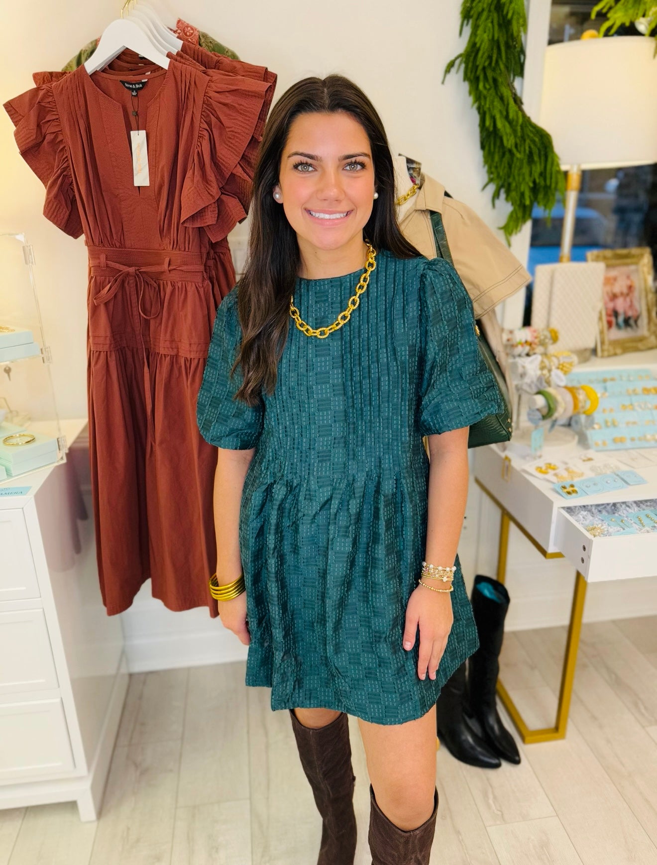 The Pallie Pintuck Dress