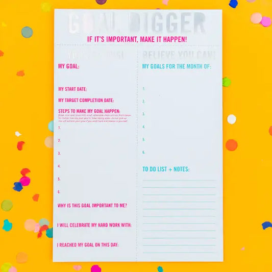 Goal Setting Notepad