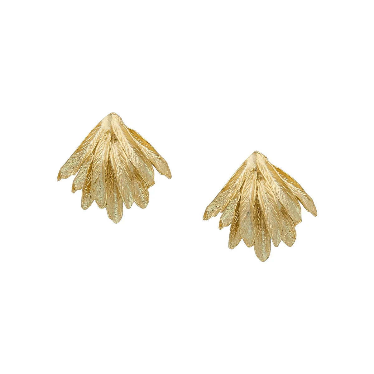 Susan Shaw/ Feather Cuff Earrings