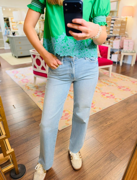 Just Black/ Slim Palazzo w/ Scissor Cut