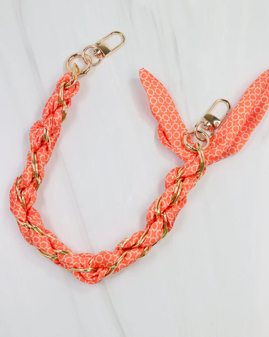 The Serafina Scarf Purse Chain/ Orange