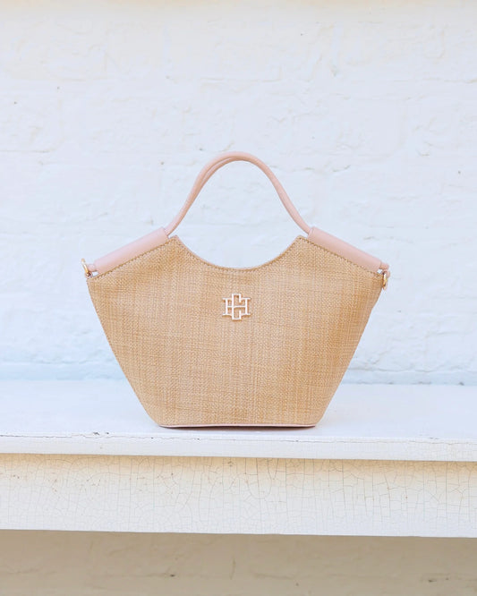 The Leland Mini Tote/ Natural Blush