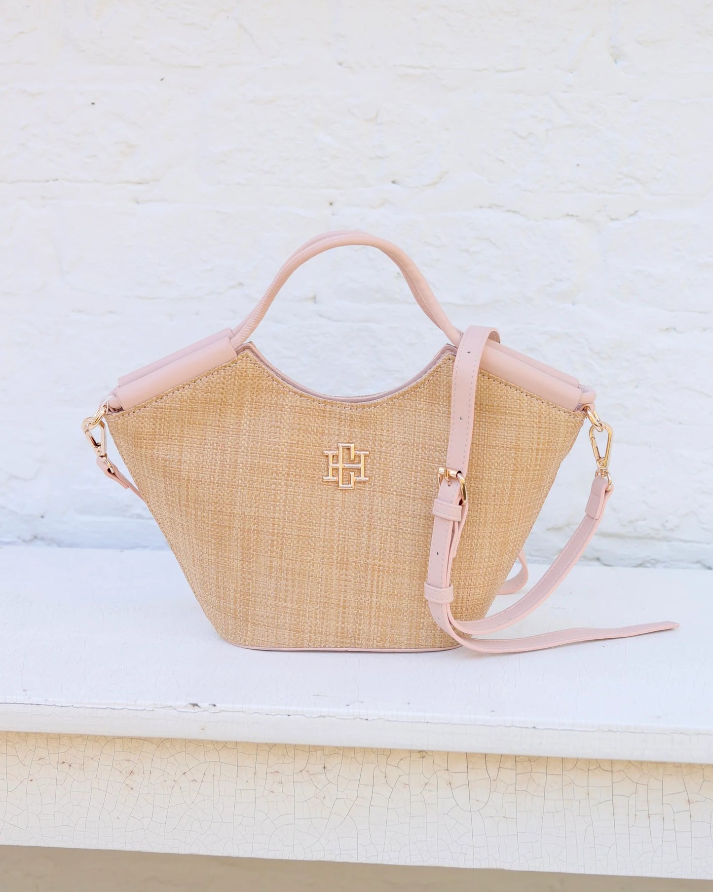 The Leland Mini Tote/ Natural Blush