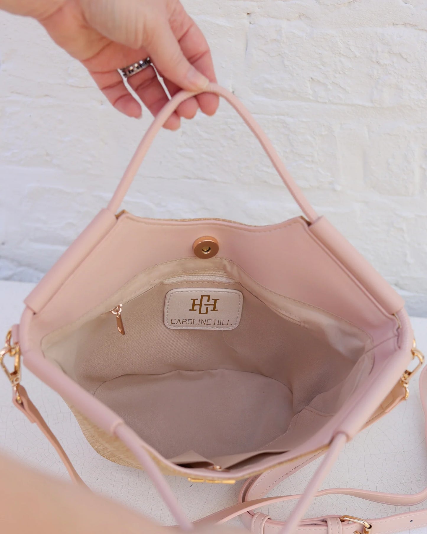 The Leland Mini Tote/ Natural Blush