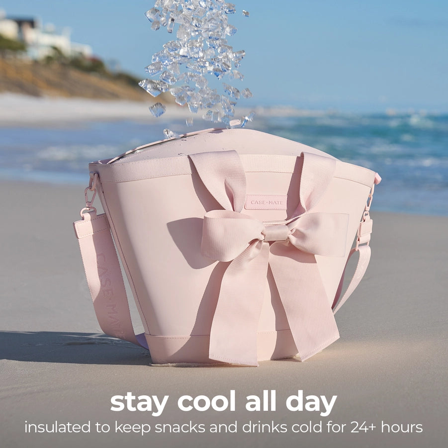 Case-Mate/ Jelly Cooler Tote/ Ballet Pink Bow
