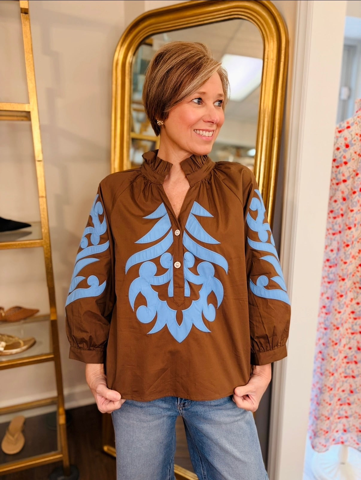 The Bimi Baroque Blouse