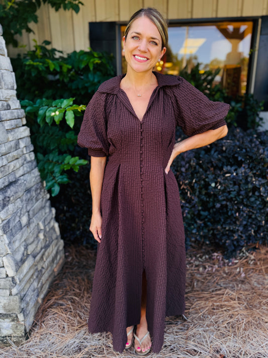 The Boxter Button Dress