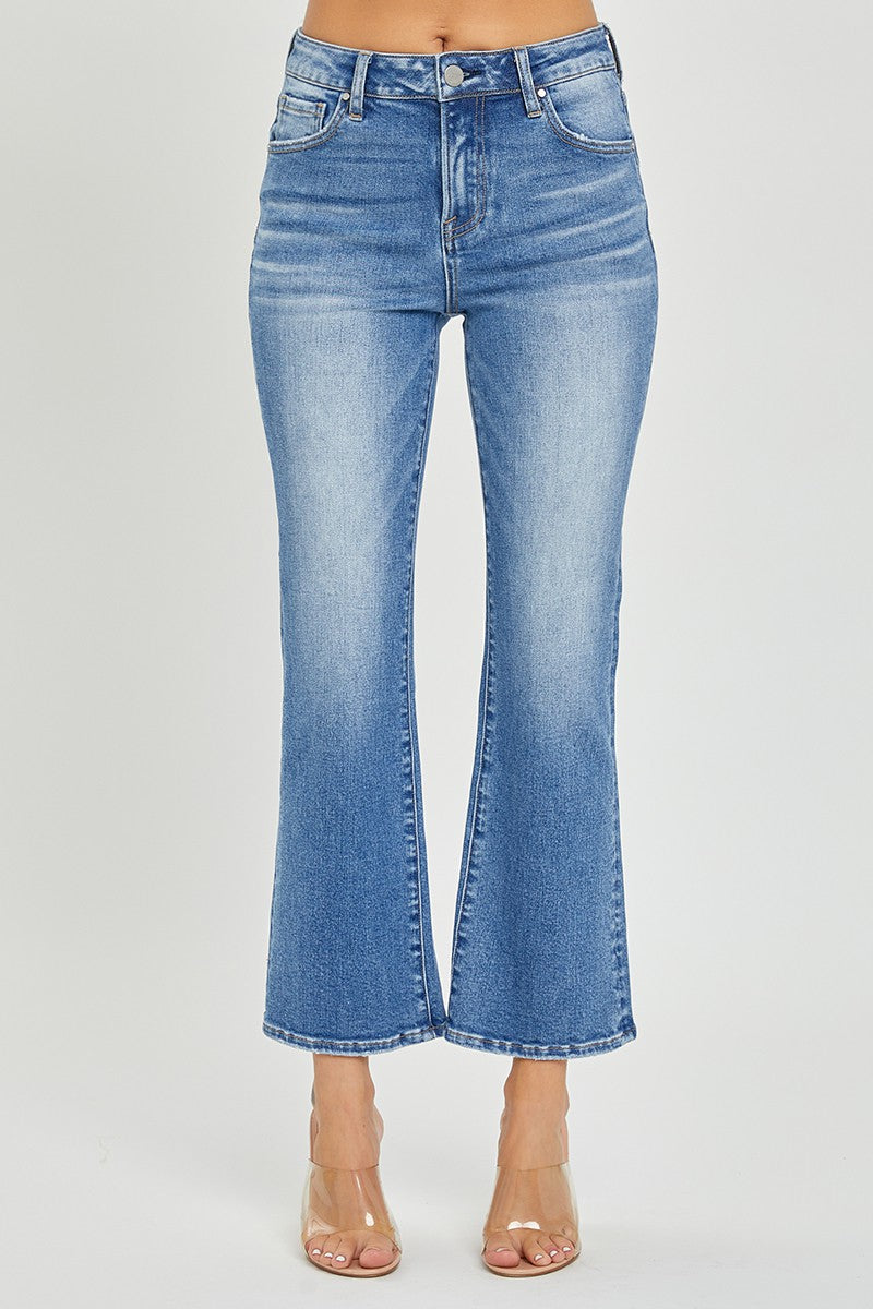 Risen/ MR Crop Flare Jeans