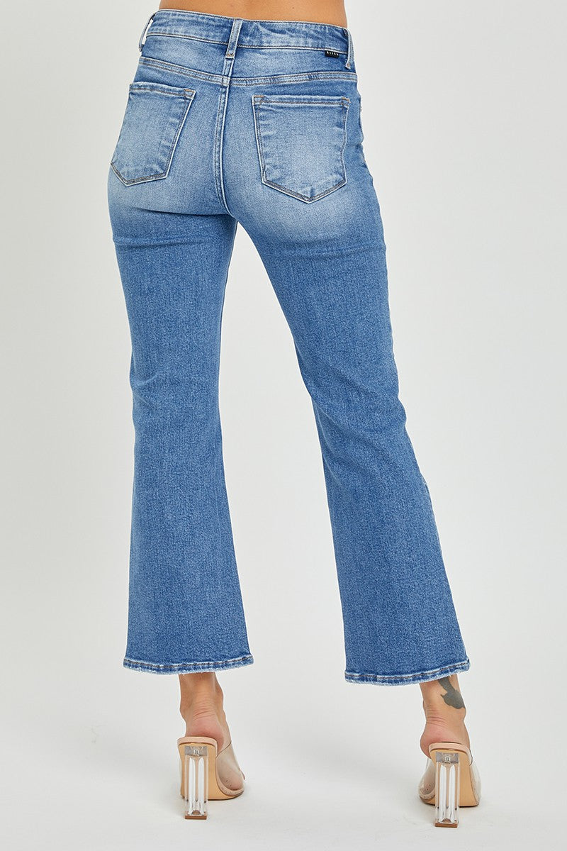 Risen/ MR Crop Flare Jeans