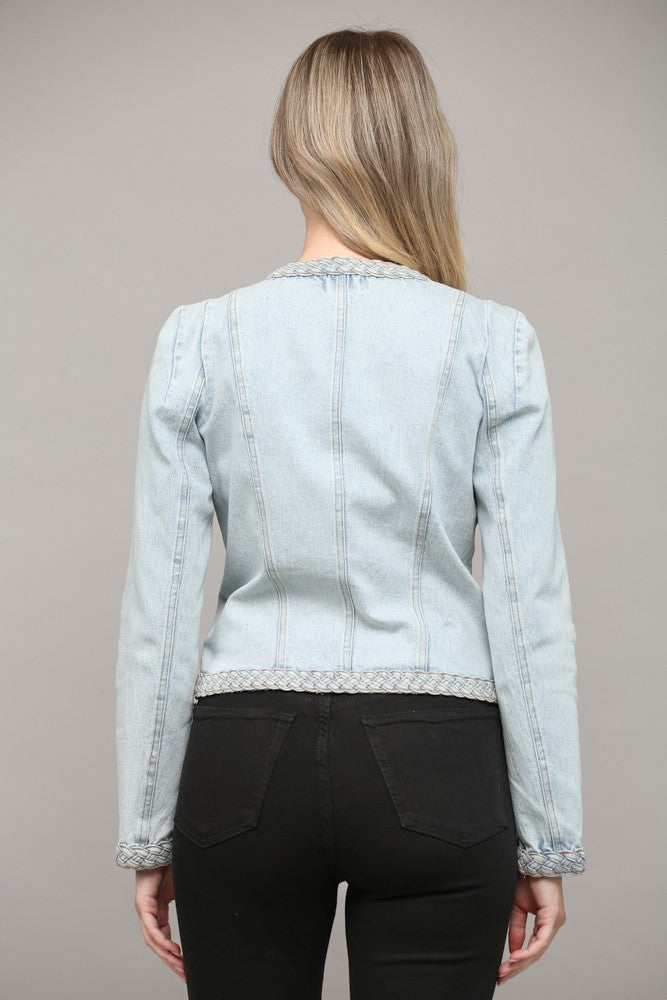 The Betsy Braided Trim Jacket