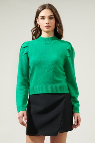 The Gina Green Sweater