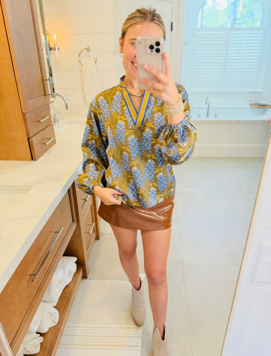 Emily McCarthy/ Lolli Top/ Bluebonnet