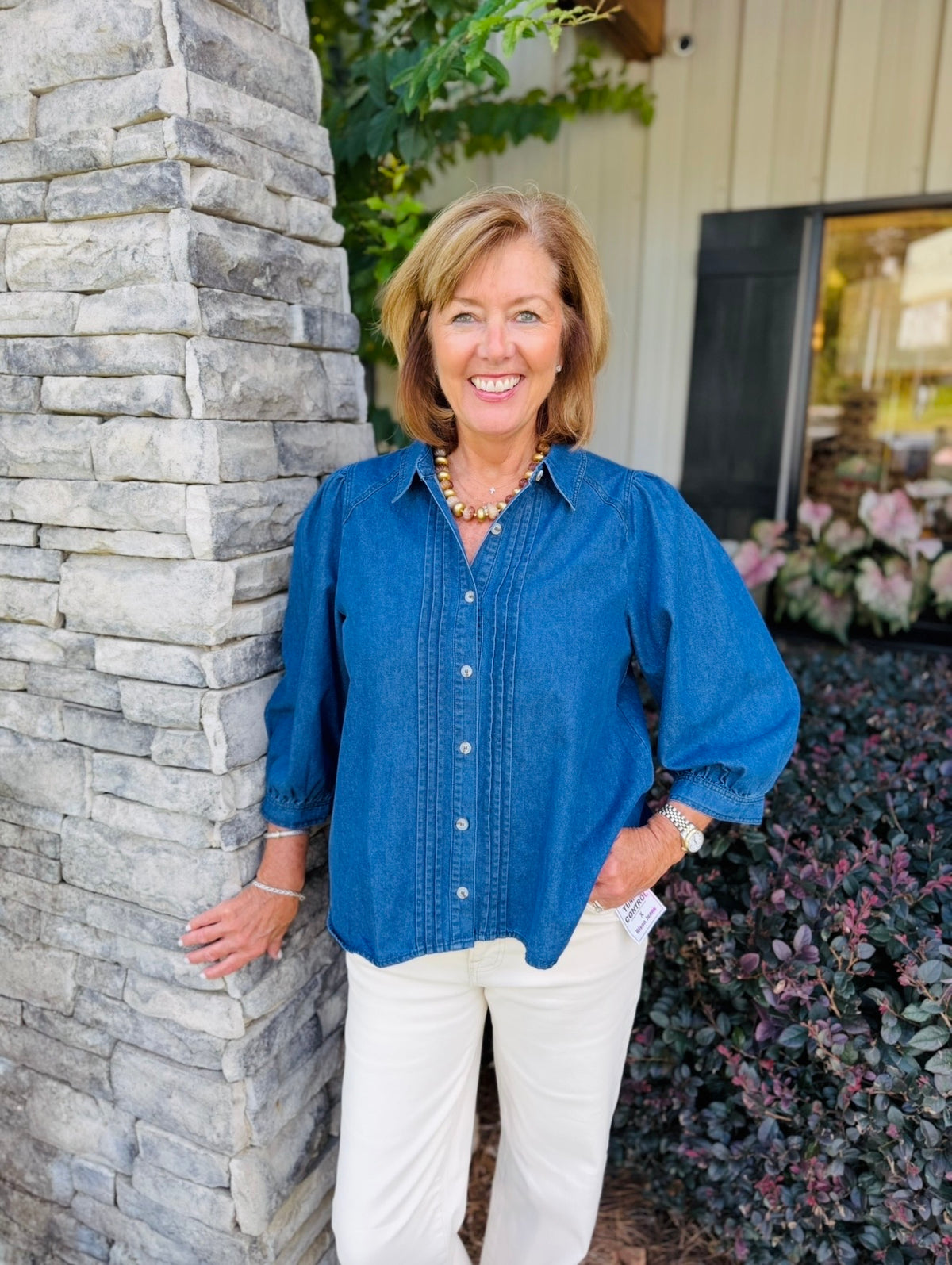 The Dawn Denim Top