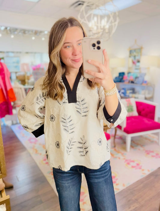 The Ellia Embroidered Top