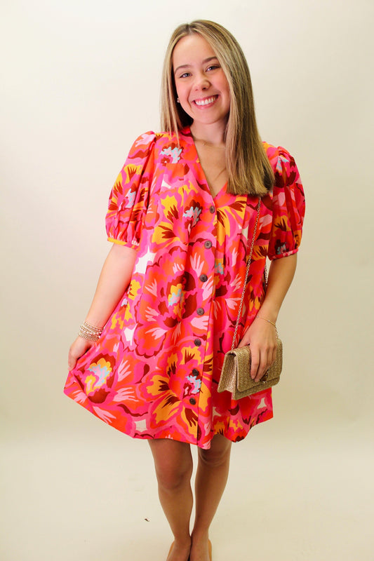 CROSBY/ Stevie Dress/ Paper Flower