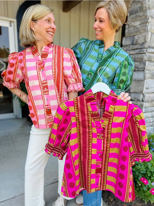 The Pawlee Print Top
