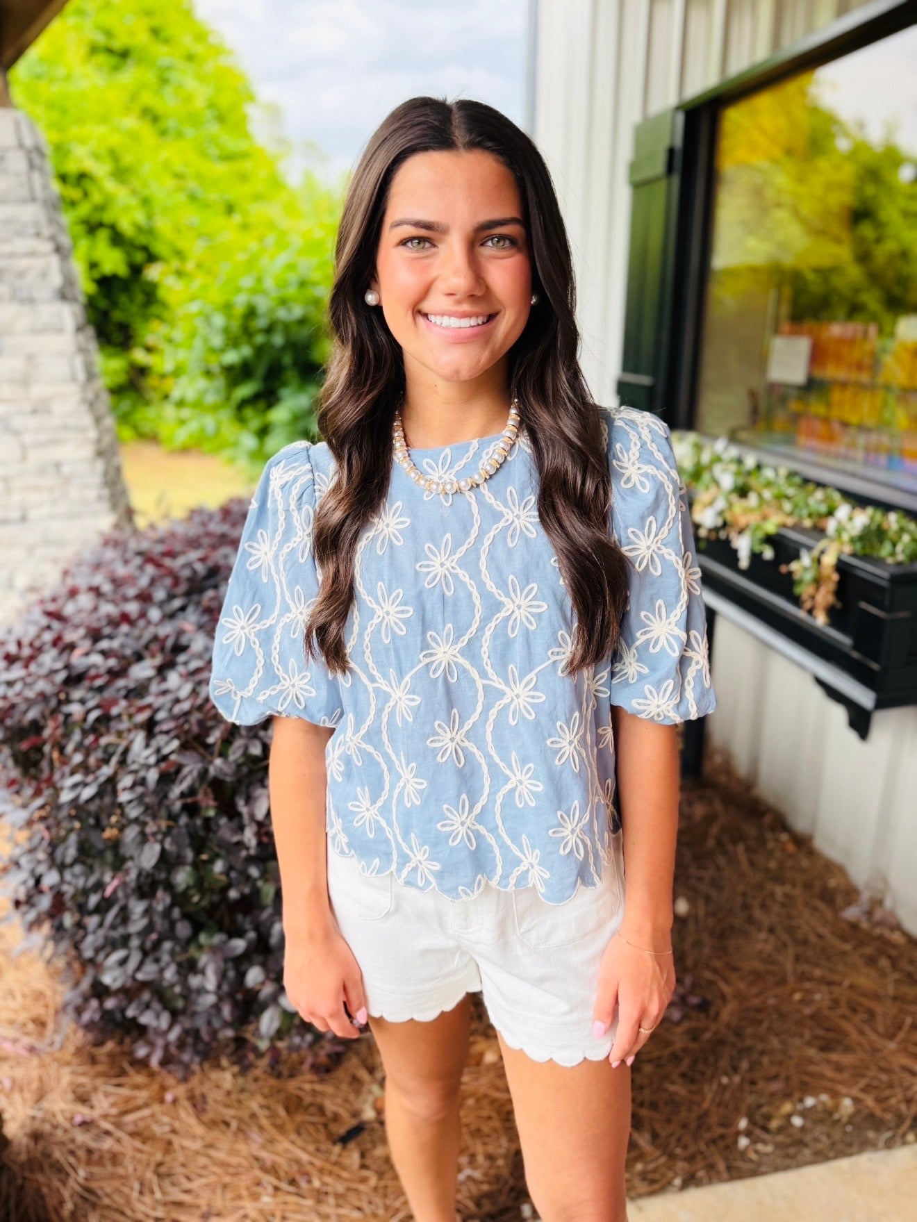 The Ellerie Embroidered Top