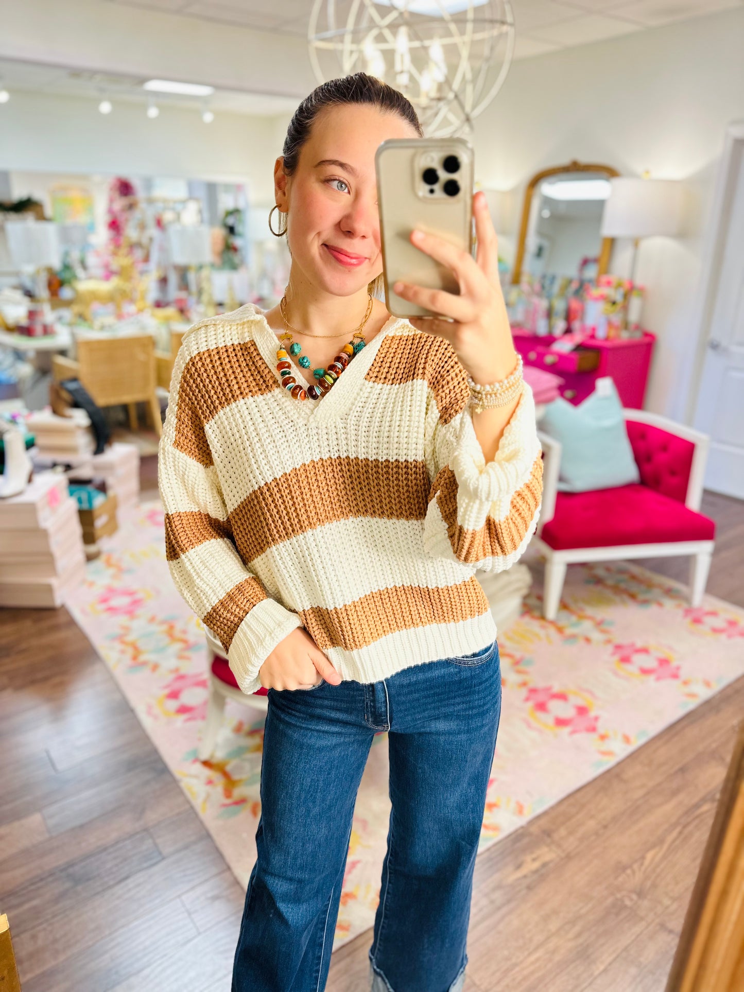 The Carla Crochet Sweater