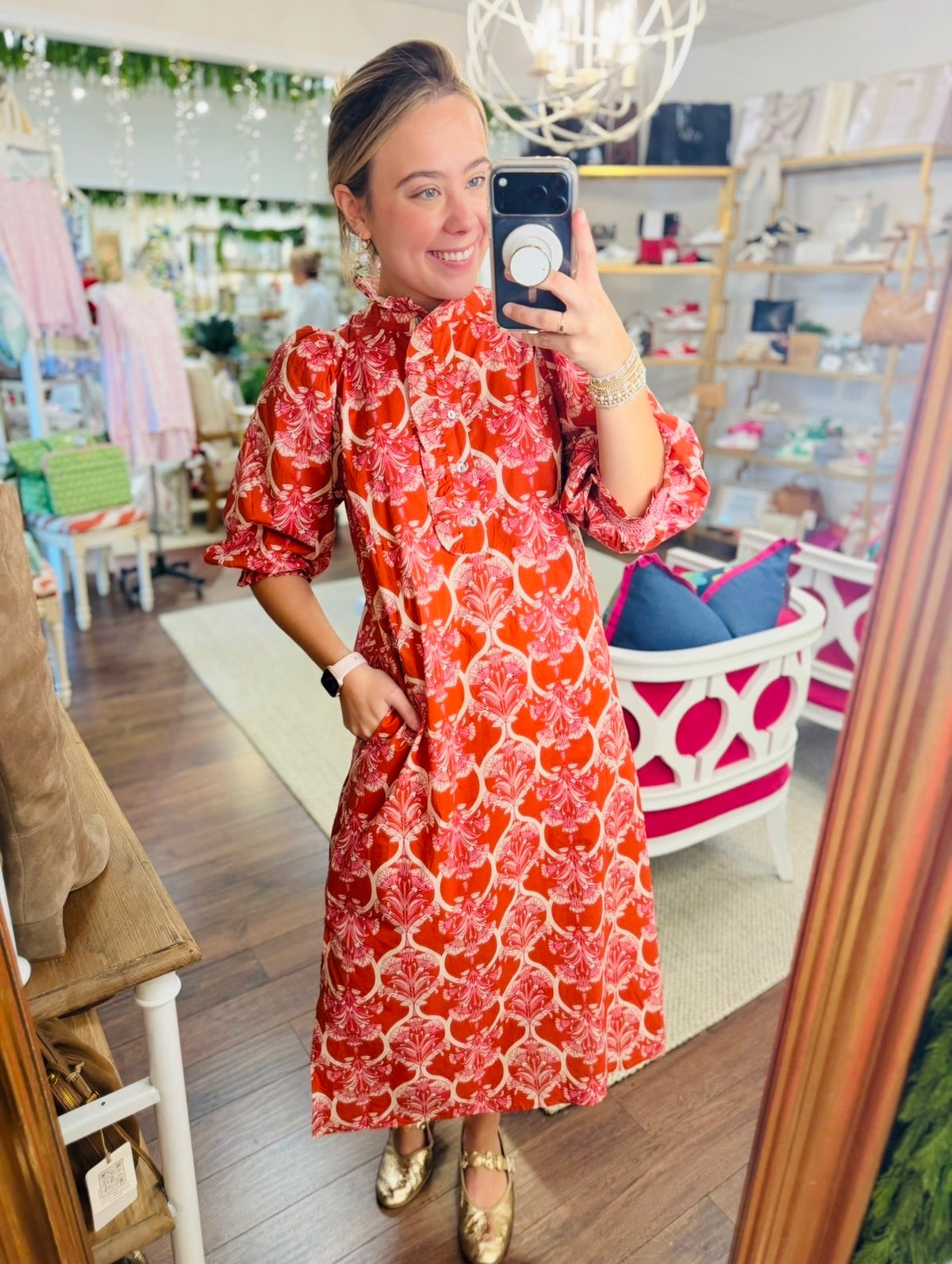 The Pennie Printed Dress