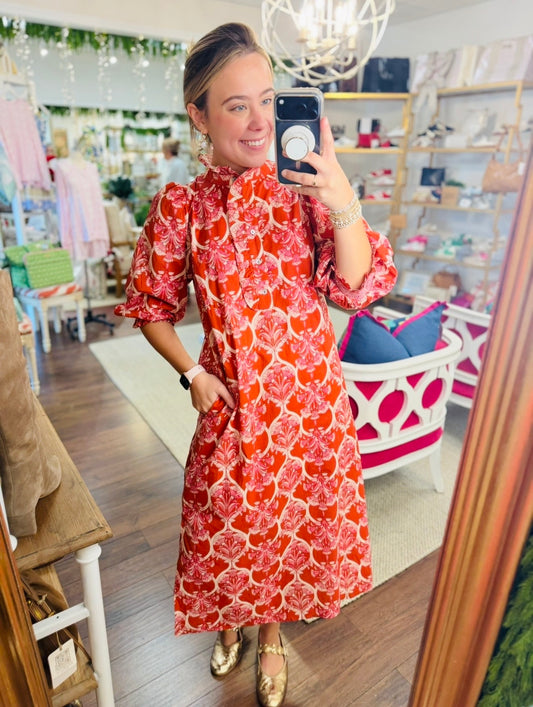 The Pennie Printed Dress