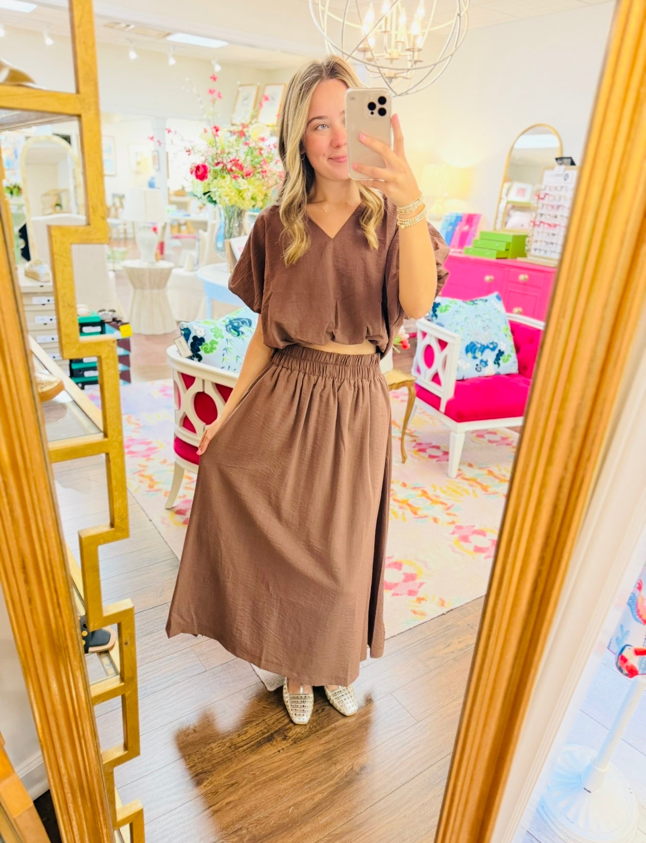 The Eva Espresso Skirt