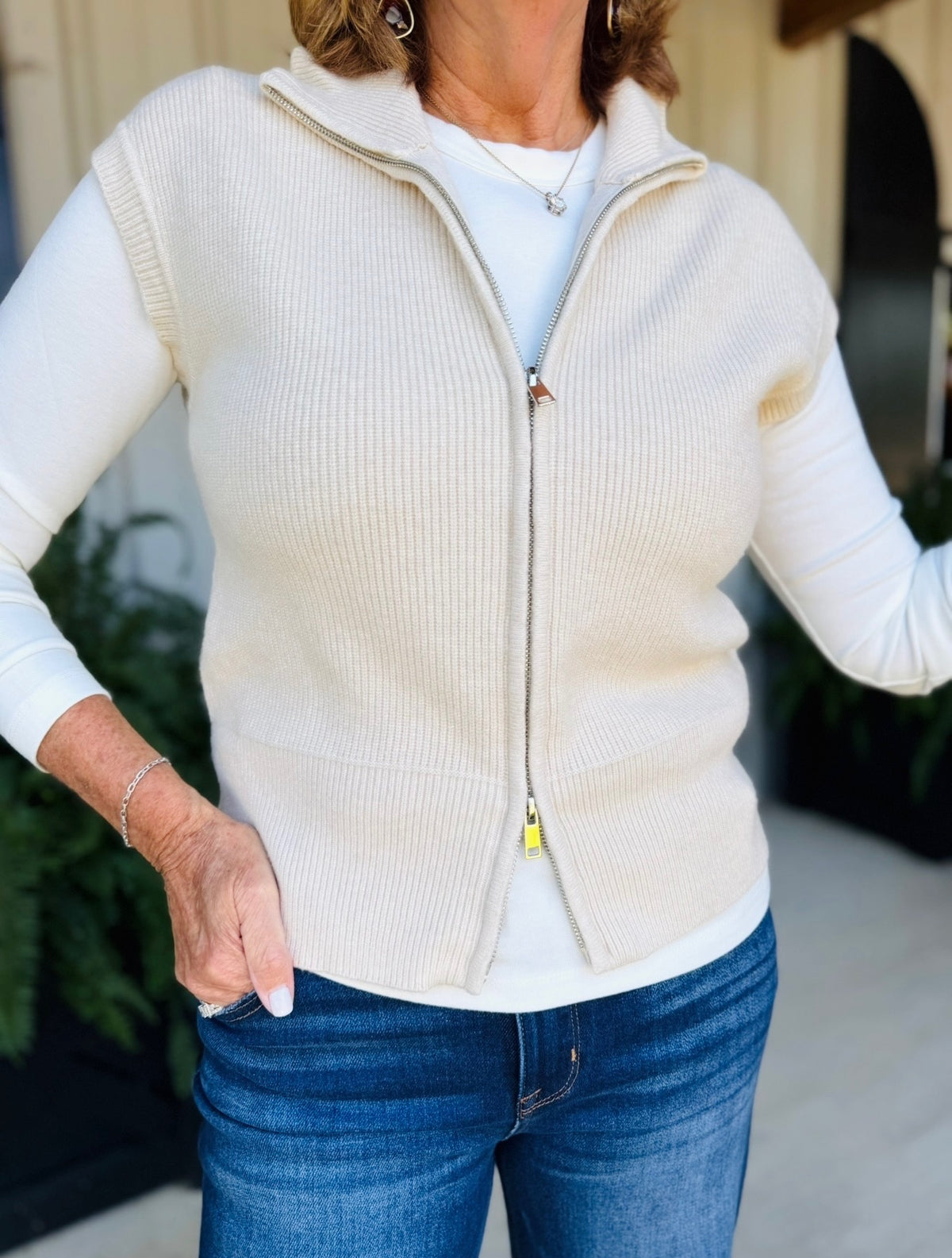The Zane Zip Sweater