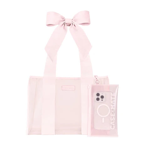 Case-Mate/ Jelly Tote Medium/ Ballet Pink Bow