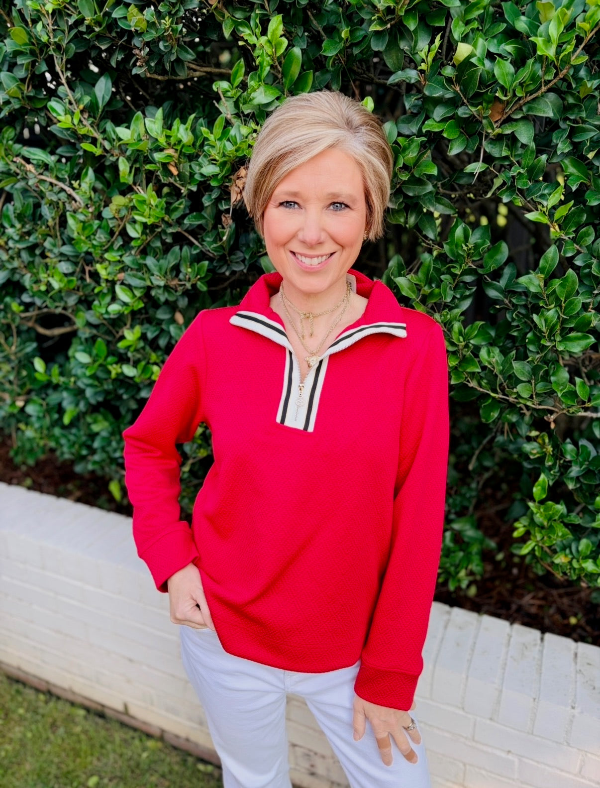 MS/ The Lula Top/ Red+Black