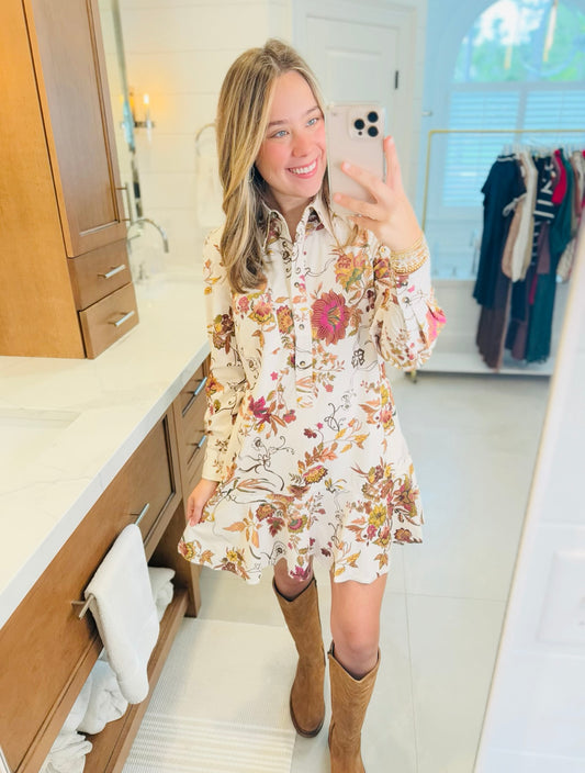 The Fallon Floral Dress