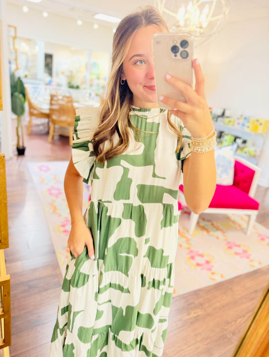 The Giverny Green Dress