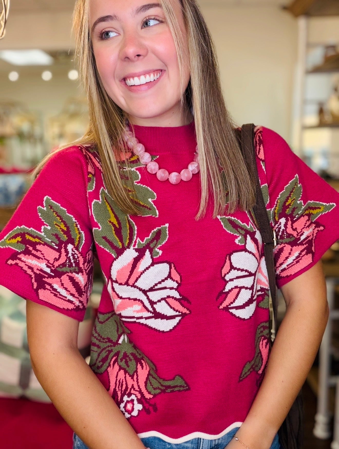 The Staci Scallop Sweater