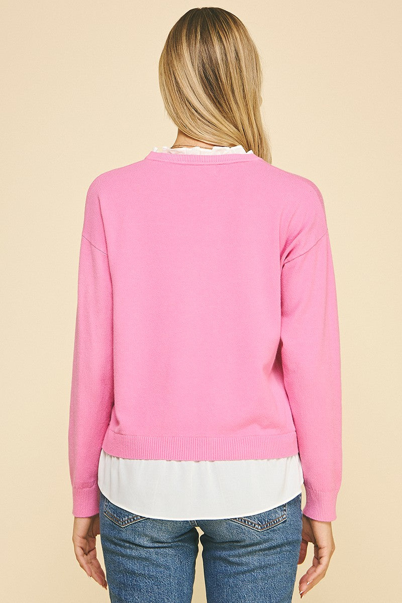 The Paisleigh Pink Top