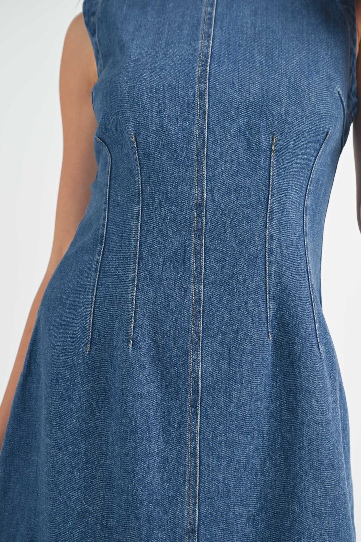 The Throw Down Denim Dress