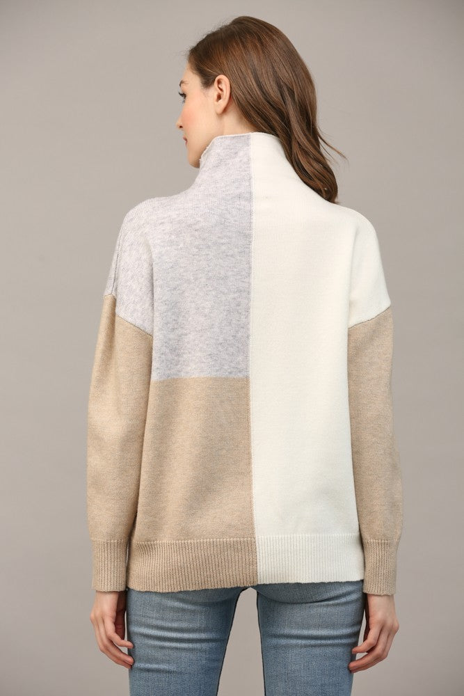 The Moxlee Mock Neck Sweater