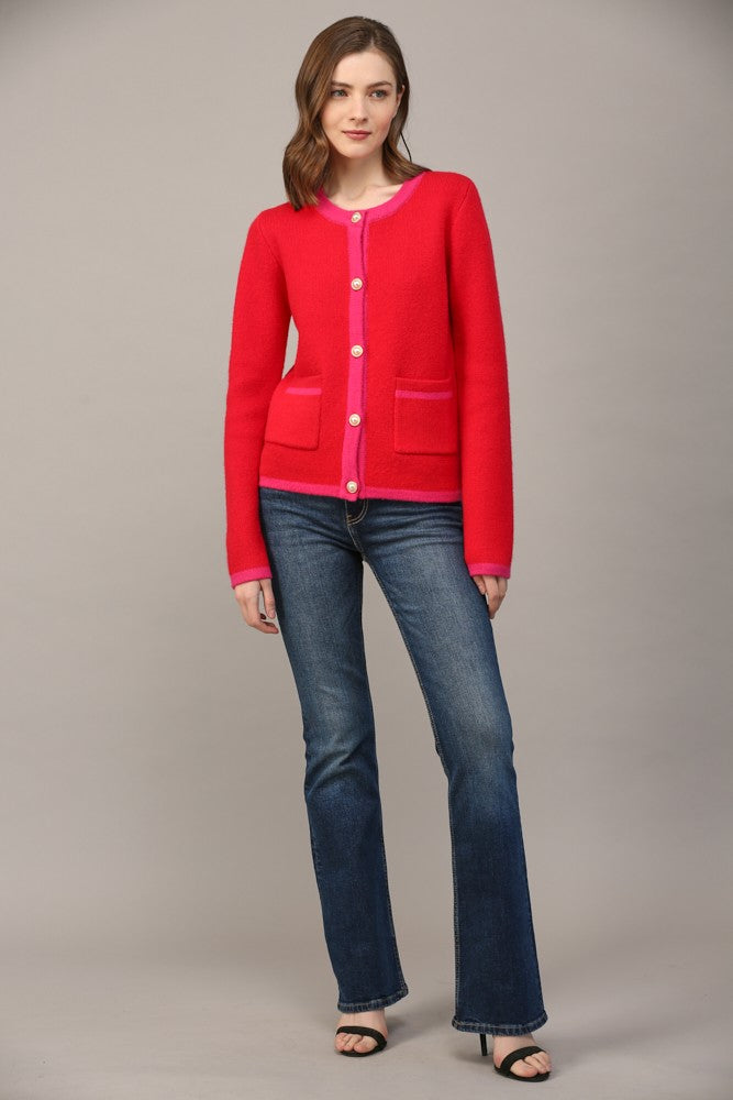 The Caliope Colorblock Cardigan