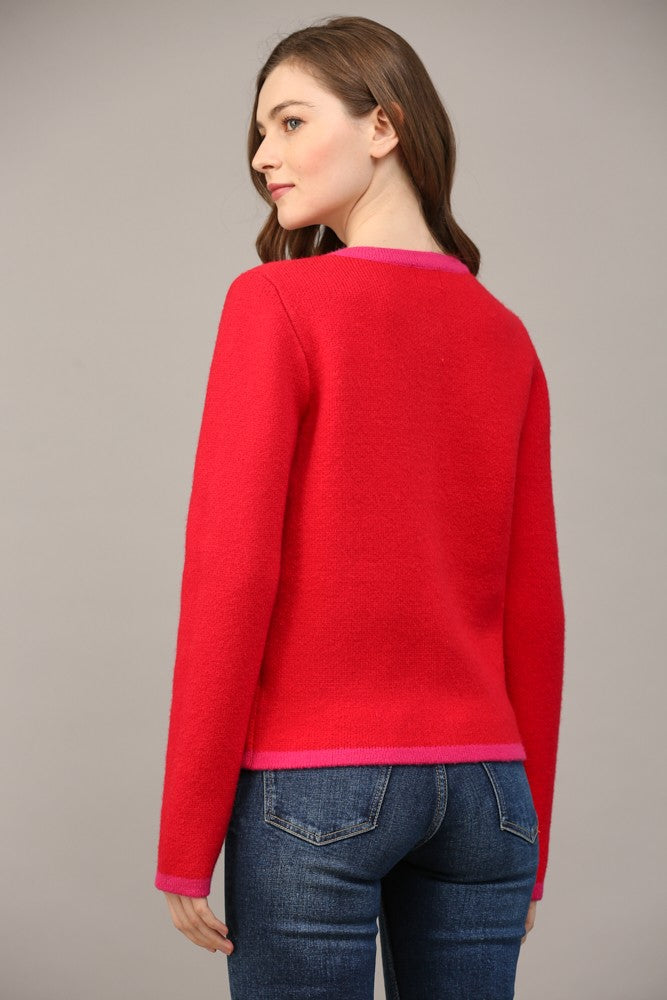 The Caliope Colorblock Cardigan