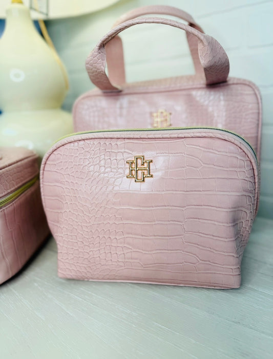 The Capri Large Pouch/ Blush EC