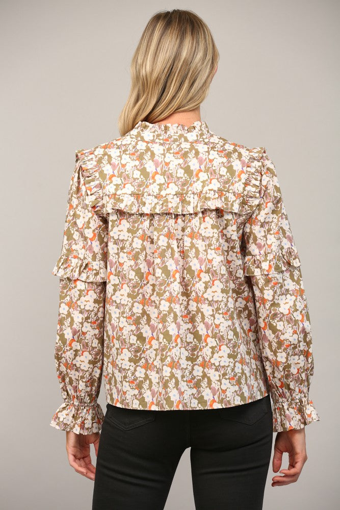 The Fallin' For Florals Blouse